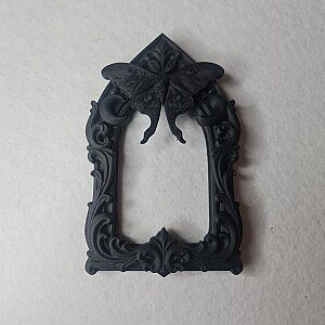 Рама для зеркала Goth Moth Moon baroque 8