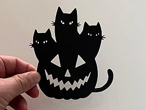 Декор Хэллоуин Тыква-Кот 2