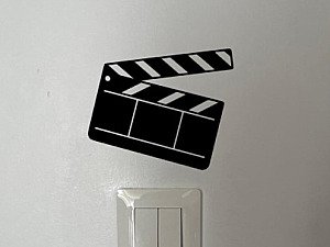 Декор для стен Хлопушка киношная 2