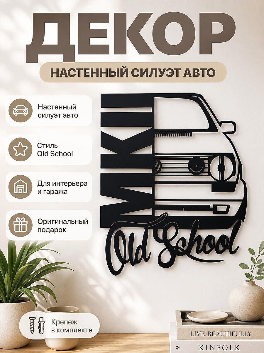 Настенный декор VW Golf MkII Old School