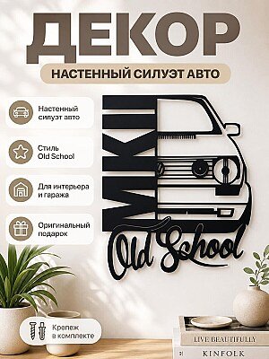 Настенный декор VW Golf MkII Old School 1
