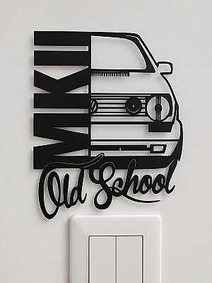 Настенный декор VW Golf MkII Old School 2