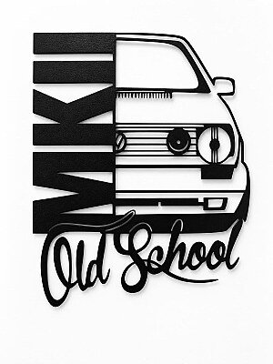 Настенный декор VW Golf MkII Old School 3