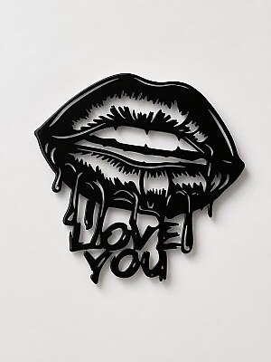 Декор настенный "Love You" Губы 2