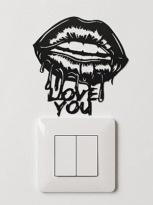 Декор настенный "Love You" Губы 3