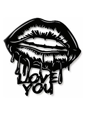 Декор настенный "Love You" Губы 4
