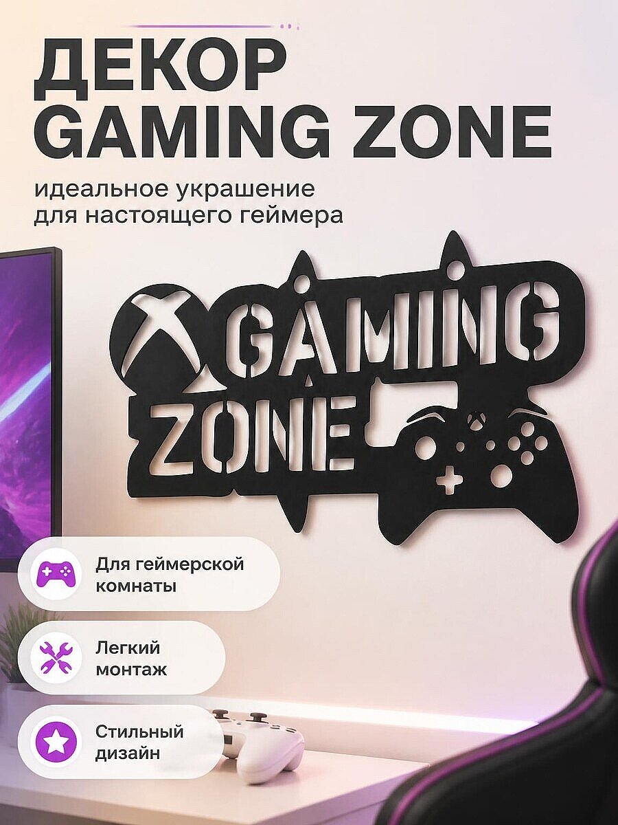 Настенный декор Gaming Zone Xbox