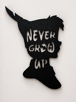 Декор на стену Питер Пэн Never Grow Up Disney 2