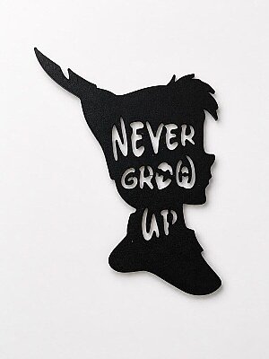 Декор на стену Питер Пэн Never Grow Up Disney 4