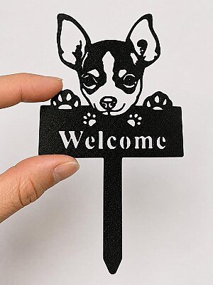 Декор для сада Чихуахуа Welcome 2