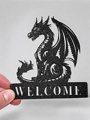 Декор настенный Дракон Welcome 3