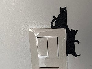 Декор для выключателя Кот 3