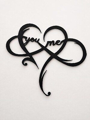 Настенный декор "You and me" бесконечность 3
