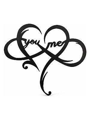 Настенный декор "You and me" бесконечность 4