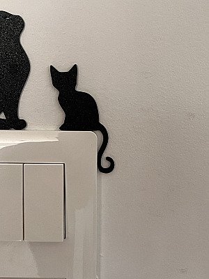 Декор для выключателя Котёнок 2