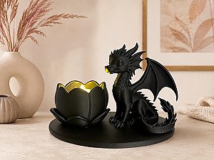 Подсвечник-дракон для светодиодных свечей 3
