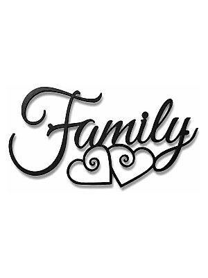 Декор для дома Family с сердцами 6