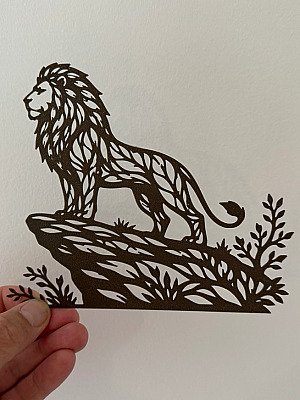 Декоративная фигурка "Король Лев" на стену 2