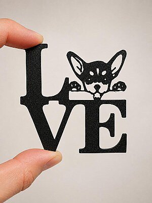 Декор настенный Love Chihuahua 3