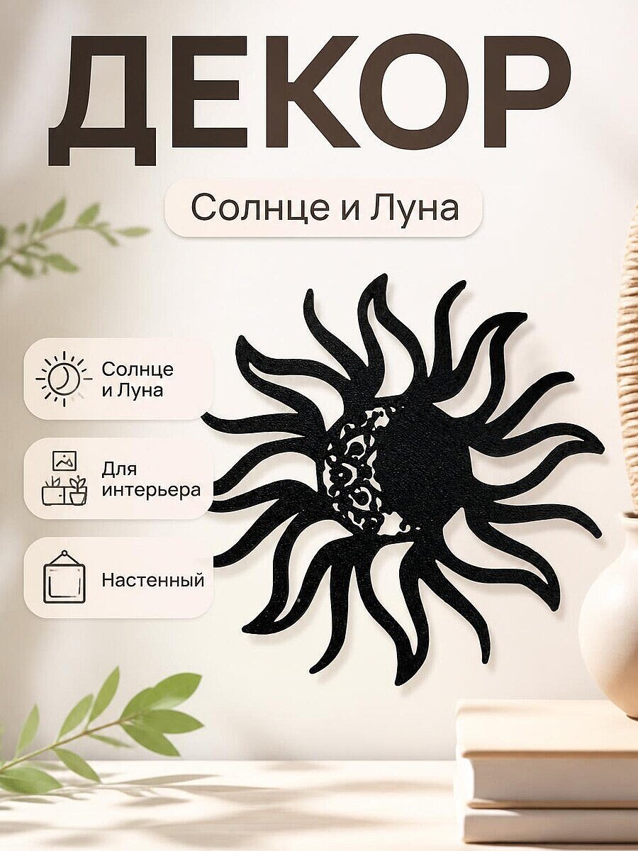Декор Солнце и Луна