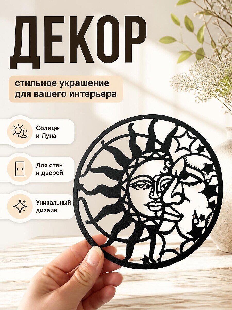 Декор Солнце и Луна