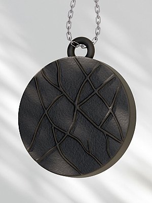 Кулон Shadow Weave, современное абстрактное ожерелье 2