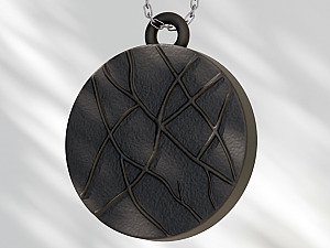 Кулон Shadow Weave, современное абстрактное ожерелье 3