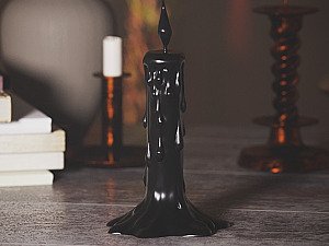 Скульптура Вечная капающая свеча, готический декор 3