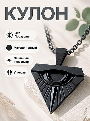 Кулон "Око Прозрения" в треугольной оправе 1