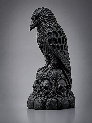 Декор Necro Raven Ворон на черепах 3