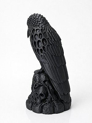 Декор Necro Raven Ворон на черепах 6