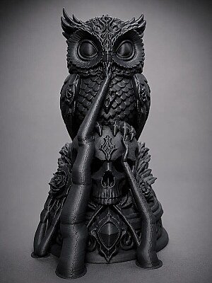 Статуэтка Necro Owl – Skull Relic Edition 9