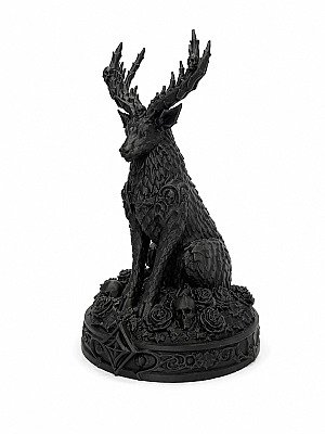 Статуэтка Necro Stag - Олень с черепами и рогами 7