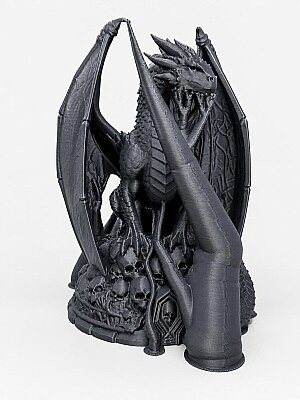 Статуэтка Necro Dragon на троне из черепов 9