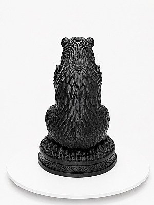 Статуэтка Necro Bear на Троне из черепов 9