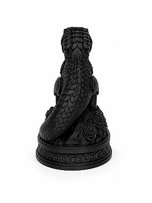 Статуэтка Necro Gecko Череп и розы 10