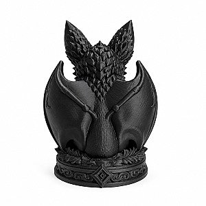 Статуэтка Necro Bat – Летучая мышь на черепе 10