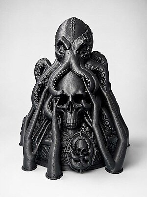 Статуэтка Necro Octopus – Абиссальная Черепная Реликвия 9