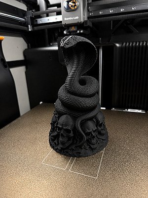Статуэтка Necro Cobra – Череп Реликвия 4