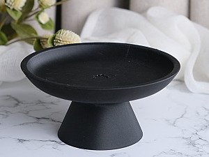 Минималистичная черная подставка для декора 3