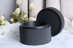 Шкатулка для хранения колец и мелочей, черная 4