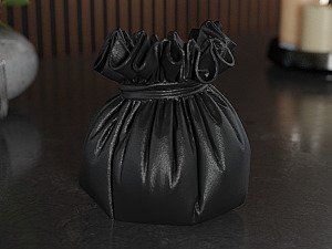 Декоративная ваза-мешочек Черный Pouch 3