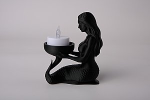 Подсвечник Русалка, декоративная статуэтка 4