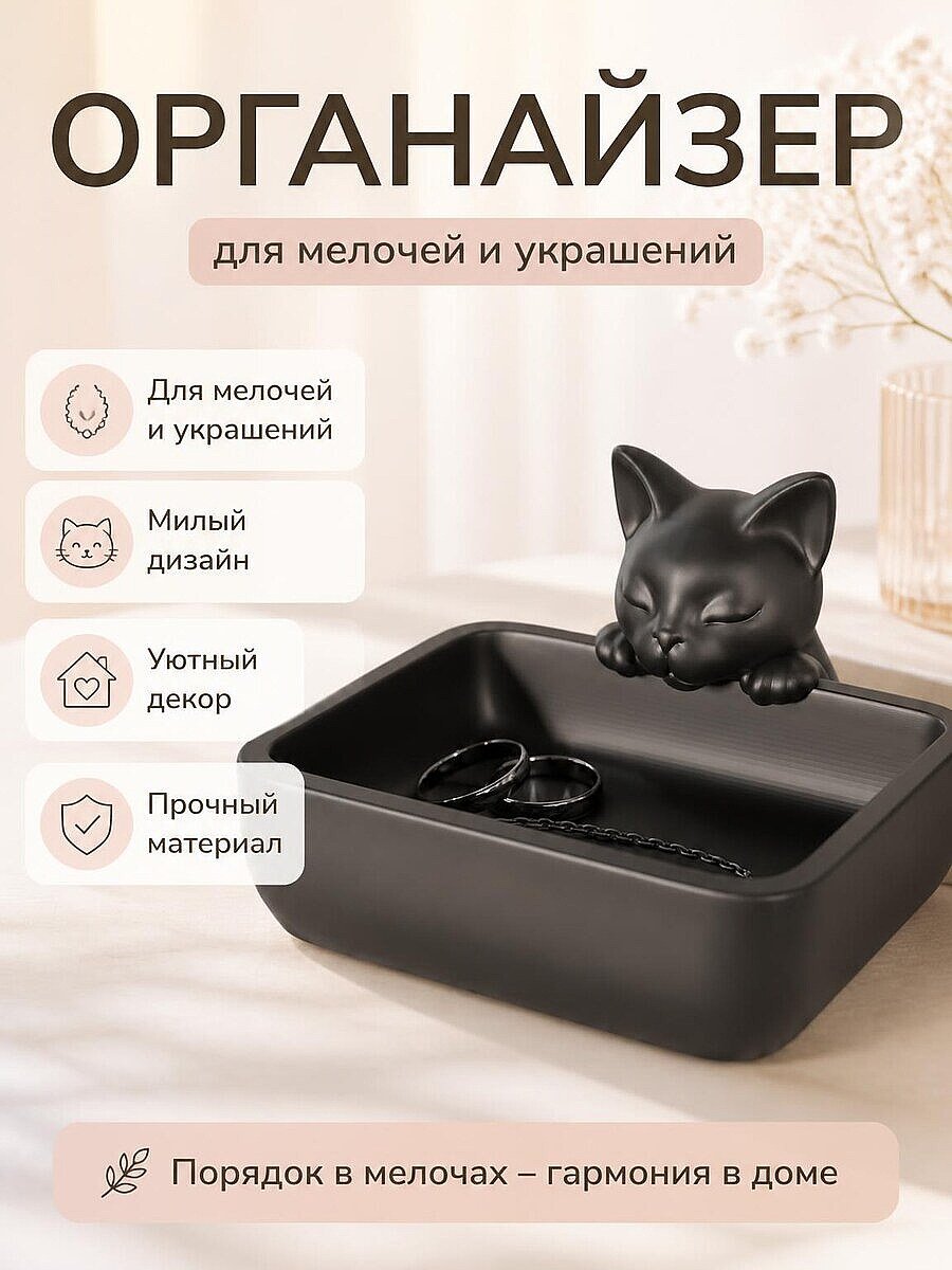 Органайзер Черный кот для мелочей