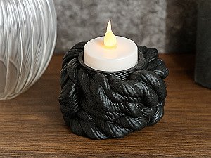 Подсвечник "Морской узел" для LED свечей 3