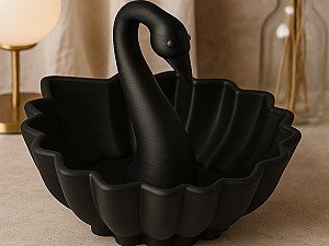 Декоративная чаша Лебедь 3