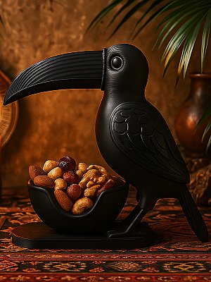 Декоративная чаша Тукан для орехов и сладостей 2