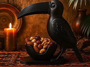 Декоративная чаша Тукан для орехов и сладостей 3