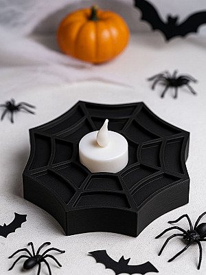 Подсвечник LED Паутина для Хэллоуина 2