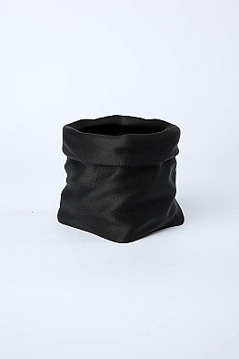 Кашпо Black Bag, органайзер, черный, минимализм 4